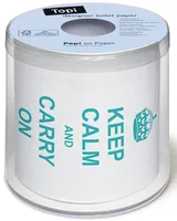 Paper + Design Toilettenpapier Keep calm 1 Rollen, 3-lagig, Mehrfarbig - Anzahl Rollen: 1 - Anzahl Lagen: 3 - Anzahl Blatt: 200 × - Detailfarbe: Mehrfarbig - Natürlich Leben: Keine Besonderheiten