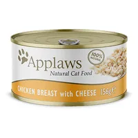 APPLAWS Chicken breast and cheese in broth - wet cat food - 156g
