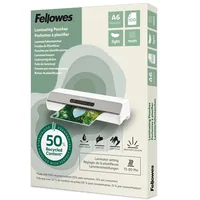 Fellowes Laminierfolie A6, 80 µm, 100 Stück, Matt - Mediengewicht: 80 µm - Folien Anwendungsbereich: Heisslamination - Folien Effekt: Matt - Papierformat: A6 - Zubehörtyp: Laminierfolie