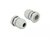 Delock Kabelverschraubung PG11, 22 mm 10 Stück, grau - Gewindetyp: PG11 - Material: Kunststoff