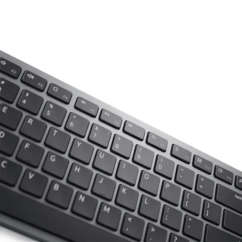 Dell Tastatur-Maus-Set KM7321W Multi-Device Wireless US-Layout - Maus Features: Umschaltbare DPI-Auflösung - Easy Switch - Scrollrad - Tastatur Typ: Standard - Business - Tastaturlayout: QWERTY (US-INT) - Tastatur Features: Hotkeys - Ziffernblock - Einste