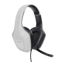 Trust Headset GXT 415W Zirox Schwarz/Weiss - Audiokanäle: Stereo - Surround-Sound: Nein - Detailfarbe: Weiss - Schwarz - Plattform: PlayStation 5 - PlayStation 4 - Nintendo Switch - Xbox Series S - Xbox Series X - Kopfhörer Trageform: On-Ear - Mikrofon Ei