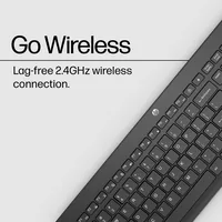 HP 230 Wireless Keyboard Tastatur Universal RF Wireless Schwarz