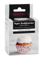 Städter Muffin Backform Maxi Einhorn 50 Stück - Materialtyp: Papier - Material: Papier - Nachhaltigkeit: Nicht angegeben - Backform Typ: Muffin-Backform - Motiv: Einhorn - Detailfarbe: Mehrfarbig