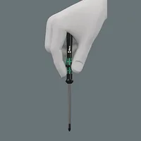 Wera Schraubenzieher 2054 Hex-Plus 2.0 x 60 mm Innensechskant - Schraubenziehertyp: Innensechskant - Anwendungsbereich: Elektronik & Feinmechanik - Grösse: 2