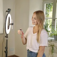 Hama SpotLight Steady 120 III LED-Ringleuchte f. Smartphone