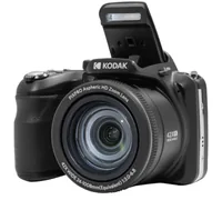 Kodak Fotokamera Pixpro AZ425 Schwarz - Bildsensortyp: CMOS - Bildsensor Auflösung: 20.68 Megapixel - Widerstandsfähigkeit: Keine Angabe - Speicherkartentyp: SD - SDHC UHS-II - SDXC UHS-II - Bauform Kamera: Digitalkamera - GPS: Nein