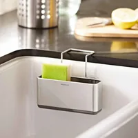 simplehuman Spülbeckencaddy, schmal, gebu¨rsteter Edelstahl