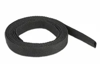 Delock Gewebeschrumpfschlauch 2 m x 6 mm Schwarz - Detailfarbe: Schwarz - Länge: 2 m - Durchmesser: 6 mm - Material: Polyester - Polyolefin