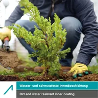 ACE Gartenhandschuh 3 Paar L Grösse: 9 - Grösse: 9 - Detailfarbe: Grün - Zielgruppe: Unisex - Anwender: Gärtner - Hobbyanwender - Grössensystem: EU - Grössentyp: Normalgrösse