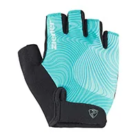 Ziener Velohandschuhe CLENI-Z Lady Gr. 6 - Grösse: 6 - Farbe: Schwarz - Türkis - Zielgruppe: Damen - Altersgruppe: Erwachsene - Produkttyp: Velohandschuhe - Grössensystem: EU