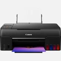 Canon Multifunktionsdrucker PIXMA G650 - Druckertyp: Farbig - Total Fassungsvermögen Papierzuführungen: 100 Seiten - Mobildruck: Ja - Anzahl Papierzuführungen (maximal): 1 - Druckgeschwindigkeit (farbig): 3.9 ppm - Druckgeschwindigkeit (schwarz-weiss): 3.