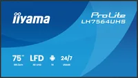 IIYAMA 189.3cm75 LH7564UHS-B1AG 16:9 2xHDMIUSB-C Speditionsversand