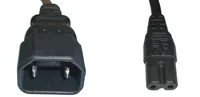 Diggelmann NCNG-1 power cable Black 1 m C14 coupler C7 coupler