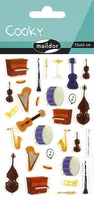 Clairefontaine Motivsticker 3D Instrumente - Motiv: Instrument