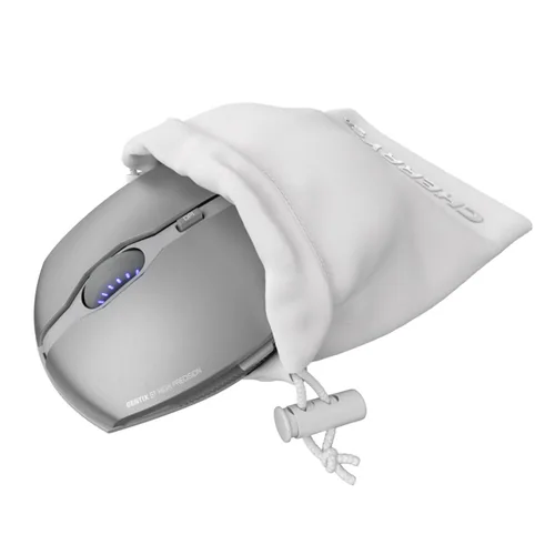 CHERRY Mouse GENTIX BT silver BT Multi-Device Funktion für bis zu drei Endgeräte