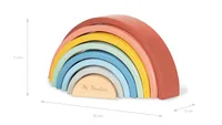 Pinolino Stapelspielzeug Holz-Regenbogen Ruby - Altersempfehlung ab: 1 Jahr - Material: FSC®-Holz - Holz - Eigenschaften: Zertifikat - Zertifikate: FSC - Detailfarbe: Mehrfarbig