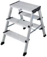 Krause 126030 step stool Aluminium Aluminium, Black