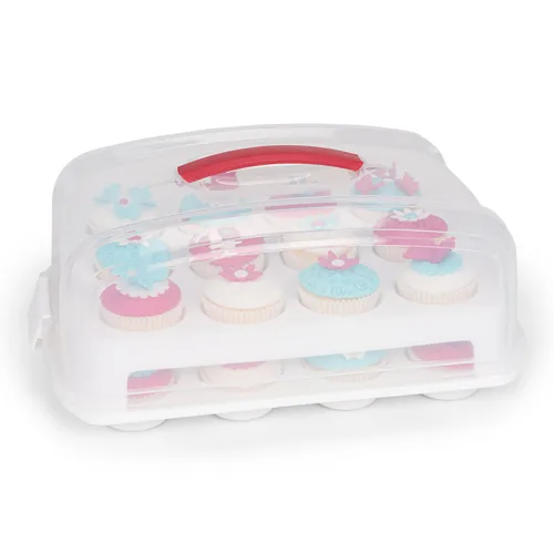 Patisse Cupcake Butler 39 cm - Produkttyp: Cupcakebutler - Materialtyp: Kunststoff - Material: Kunststoff - Detailfarbe: Transparent - Anzahl Etagen: 2 × - Stapelbar: Nein