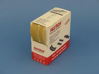 FASTECH Klettband-Box Beige - Produkttyp: Klettband - Ausstattung Kabelmanagement: Standard-Klettband zum Nähen - Detailfarbe: Beige - Breite: 20 mm - Länge: 5 m - Material: Polyamid (PA)