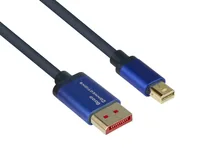 Good Connections Kabel DP1.4-St.-MDP1.4-St. blau 1m