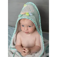 fehn Baby-Kapuzentuch Oktopus - Produkttyp: Bade- & Kapuzentücher - Detailfarbe: Beige - Hellblau