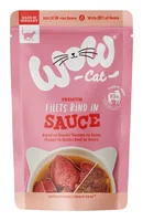 WOW Nassfutter Rind in Sauce, 85 g - Tierbedürfnis: Kein besonderes Bedürfnis - Geschmacksrichtung: Rind - Zertifikate: Keine Zertifizierung - Fleischsorte: Rind - Futtereigenschaft: Getreidefrei - Ohne künstliche Zusätze - Hoher Fleischanteil - Ohne Zuck