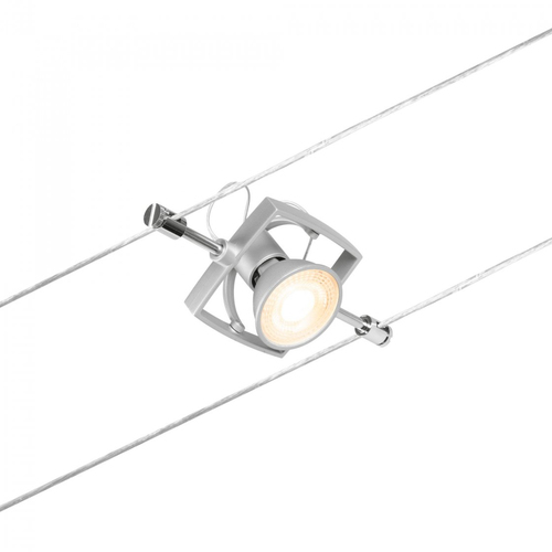 Paulmann CorDuo Seilsystem Mac II Basisset GU5.3 max. 5 x 10 W - Lampensockel: GU5.3 - Smart Home: Ja - Lichtfarbe: Warmweiss - Lichtstärke: 0 lm - Dimmbar: nicht dimmbar - Anzahl Lampen: 5