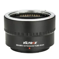 Viltrox Objektiv-Konverter DG-GFX 45 mm - Kompatible Hersteller: Fujifilm - Konvertertyp: Makro - Kamera-Bajonett: Fujifilm G-Mount