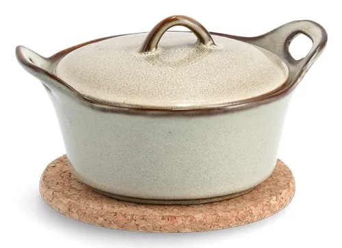Zeller Present Untersatz Kork rund Braun - Anwendungsbereich: Topf  - Material: Kork - Detailfarbe: Braun - Set: Nein - Zusammenklappbar: Keine Angaben