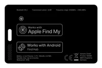 4smarts Standort-Finder SkyTag Card Duos ReCharge Schwarz - Verbindungsmöglichkeiten: Bluetooth - Verbindungsreichweite Max.: 50 m - System-Kompatibilität: Android - Apple Find My-App
