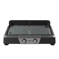 Princess Tischgrill BBQ 2000 W - Eingangsspannung: 230 V - Ausstattung: Funktionskontrollleuchte - Thermostat - Windschutz - Leistung: 2000 W