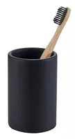 diaqua® Zahnputzbecher Zylo Schwarz - Detailfarbe: Schwarz - Detailmaterial: Keramik - Grundmaterial: Keramik