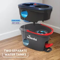 Vileda 4023103254237 mop Microfibre 6000 ml Wet Black, Blue, Red
