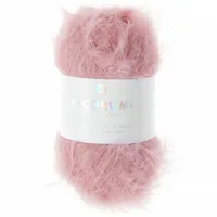 Rico Design Wolle Ricorumi Furry Furry Koralle - Packungsgrösse: 1 Stück - Waschbar bei: 30 °C - Länge: 175 m - Detailfarbe: Koralle - Material: Polyamid (PA) - Nadelstärke: 3 mm - 4 mm