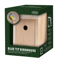 Esschert Design Nistkasten Blaumeise - Tierart: Vogel - Produkttyp: Nistkasten - Detailfarbe: Braun