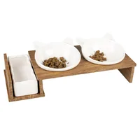 duvoplus Napf-Set Kity Face - Detailfarbe: Braun - Tierart: Katze - Produkttyp: Futternapf