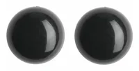 Rico Design Sicherheitsaugen 10 mm 2 Stück - Selbstklebend: Nein - Verpackungseinheit: 2 Stück - Detailfarbe: Schwarz - Produkttyp Kleinteile: Augen