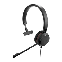 JABRA EVOLVE 20 SE MONO MS USB C/A ADAPTER LEATHER