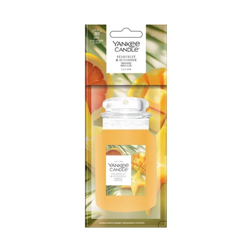 Yankee Candle Signature Starfruit & Sunshine Car Jars - Typ: Lufterfrischer - Funktionen: Beduften - Detailfarbe: Orange