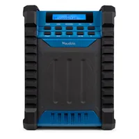 Audizio Baustellenradio Temi Blau - Widerstandsfähigkeit: IP54 - Radio Tuner: DAB+ - FM - Stromversorgung: Akkubetrieb - Netzbetrieb - Detailfarbe: Blau - Streaming Formate: Keine - Ausstattung: Display - Lautstärkeregler - Senderspeicher
