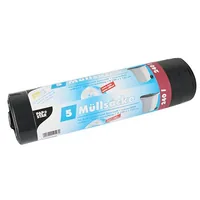 Weita Kehrichtsack Papstar 240 l, 5 Stück - Parfümiert: Nein - Eigenschaften: Keine Eigenschaft - Verpackungseinheit: 5 Stück - Volumen: 240 l - Trageriemen: Nein - Material: Polyethylen (PE)