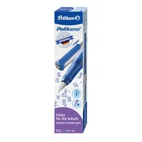 Pelikan Füllfederhalter Pelikano M Blau, Rechtshänder - Strichstärke: Medium (M) - Set: Nein - Bedienungsseite Stift: Rechtshänder - Ergnonomisch Schreiben: Ja - Anwender: Kinder - Schüler - Schriftfarbe: Königsblau