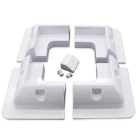 Swaytronic Montagekit Solar-System ABS, Weiss, 5-teilig - Zubehörtyp: Montagematerial