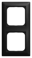 BUSCH JAEGER BJ 1722-915 Abdeckrahmen 2-fach schwarz matt - Busch-balance® SI 2CKA001725A1569