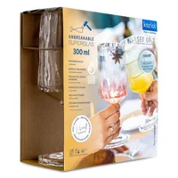 Koziol Rotweinglas Superglas Club No. 4, 300 ml, 2 Stück, - Material: Kunststoff - Höhe: 20.5 cm - Volumen: 300 ml - Glas Typ: Rotweinglas - Verpackungseinheit: 2 Stück - Detailfarbe: Transparent