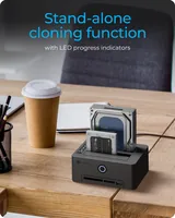 Docking- Klonstation IcyBox HDD mit Kartenleser