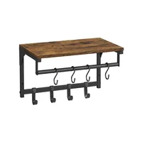 Vasagle LCR103B01 clothing hanger Black, Wood