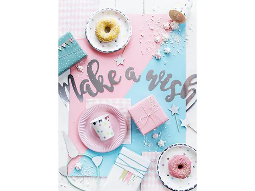 Partydeco Einwegteller Einhorn/Sterne 6 Stück - Produkttyp: Einwegteller - Materialtyp: Papier - Material: Papier - Detailfarbe: Mehrfarbig - Verpackungseinheit: 6 Stück