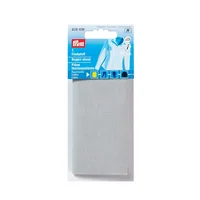 Prym Flickstoff 12 x 45 cm, aufbügelbar, Hellgrau - Verpackungseinheit: 1 Stück - Detailfarbe: Hellgrau - Produkttyp: Flickstoff